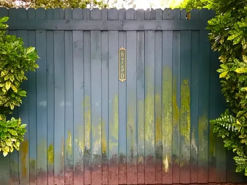 Fence Repair and Painting